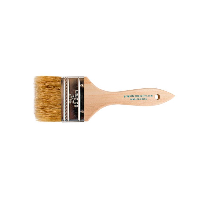 Pro-Grade Pro Grade - Chip Paint Brushes - 36 Ea 2.5 Inch Chip Paint Brush Light Brown - Image 4